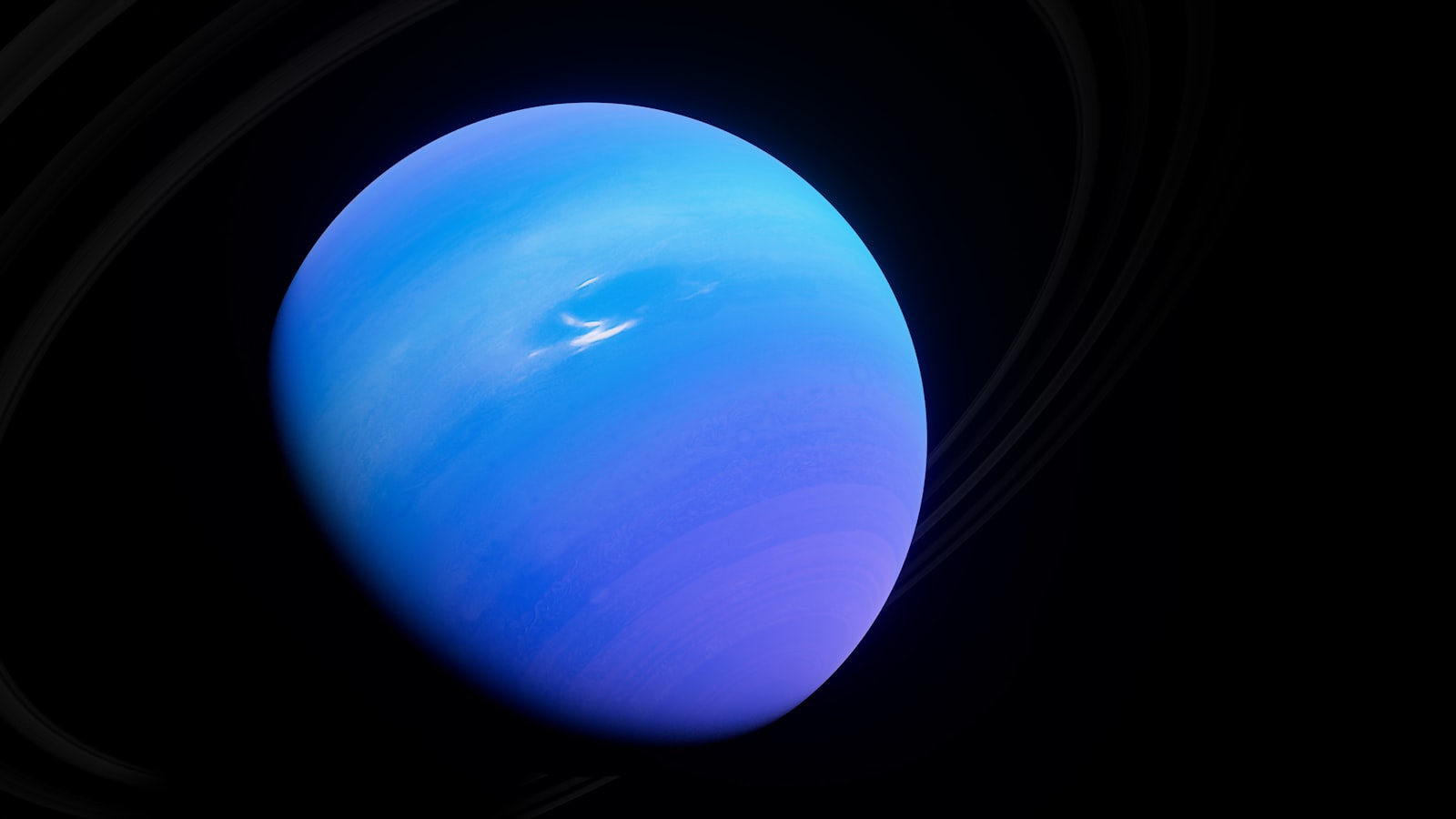 A bright planet shining over a dark landscape at night